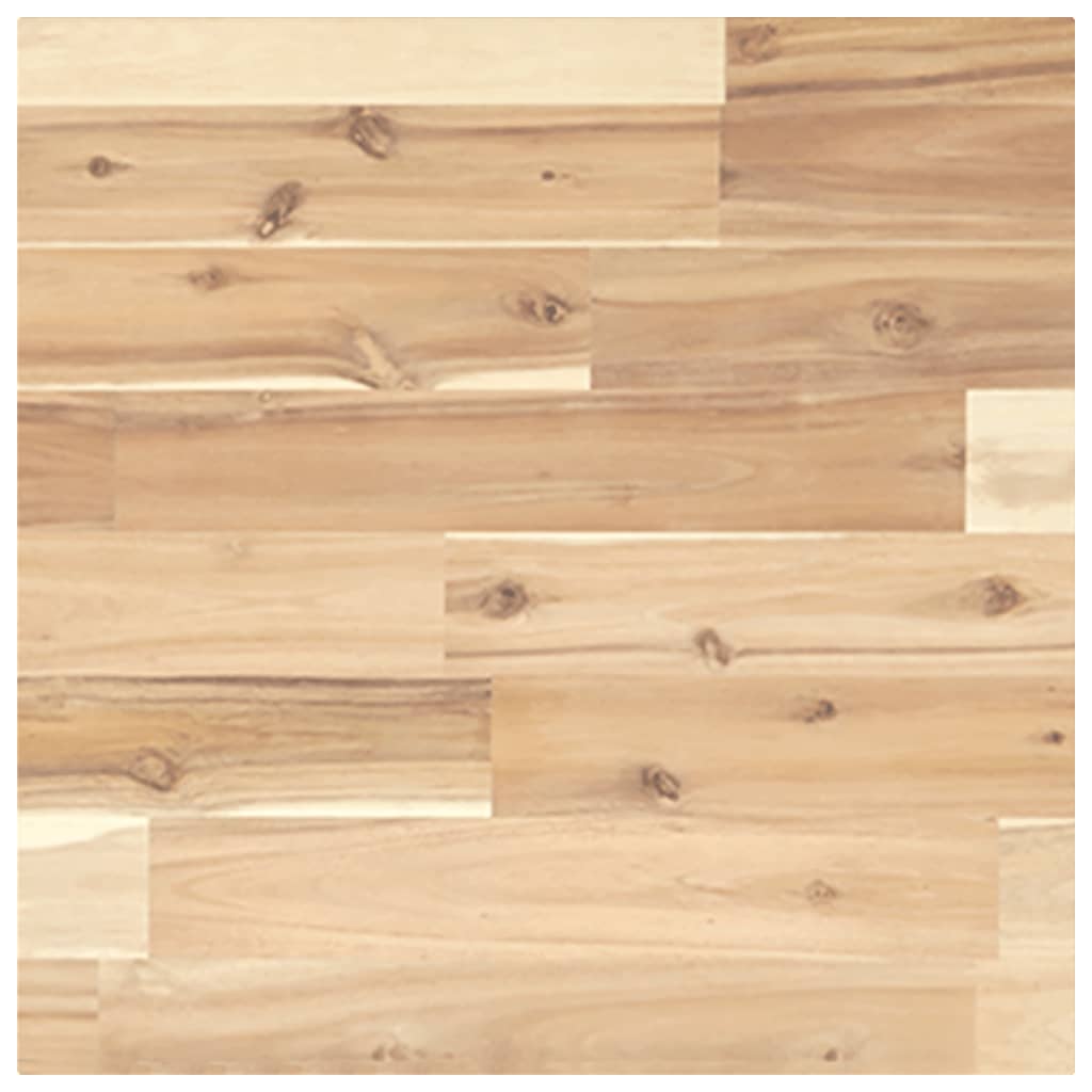 Piano Tavolo Quadrato 40x40x4 cm in Legno Massello di Acacia