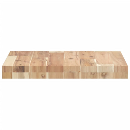 Piano Tavolo Quadrato 40x40x4 cm in Legno Massello di Acacia