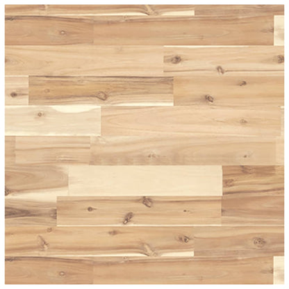 Piano Tavolo Quadrato 50x50x4 cm in Legno Massello di Acacia