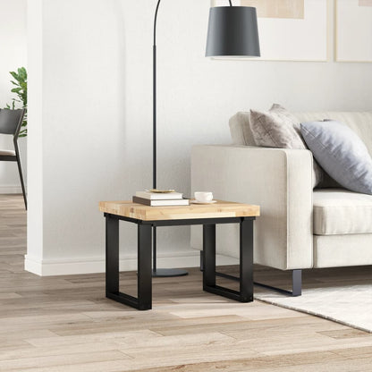 Piano Tavolo Quadrato 50x50x4 cm in Legno Massello di Acacia