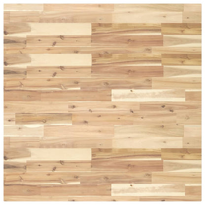 Piano Tavolo Quadrato 90x90x4 cm in Legno Massello di Acacia | homemem39