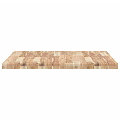 Piano Tavolo Quadrato 90x90x4 cm in Legno Massello di Acacia | homemem39