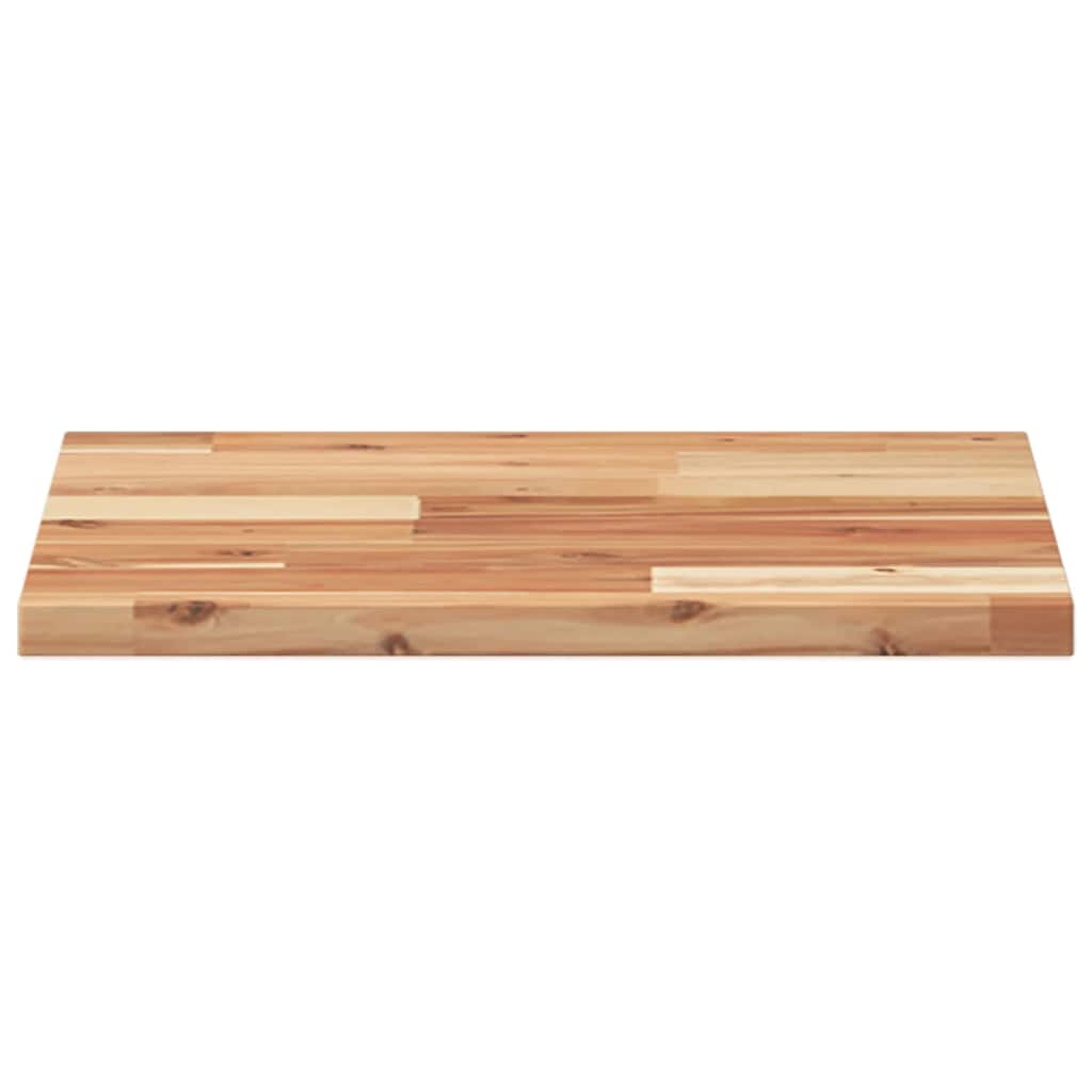Piano Tavolo Quadrato 40x40x2 cm in Legno Massello di Acacia | homemem39