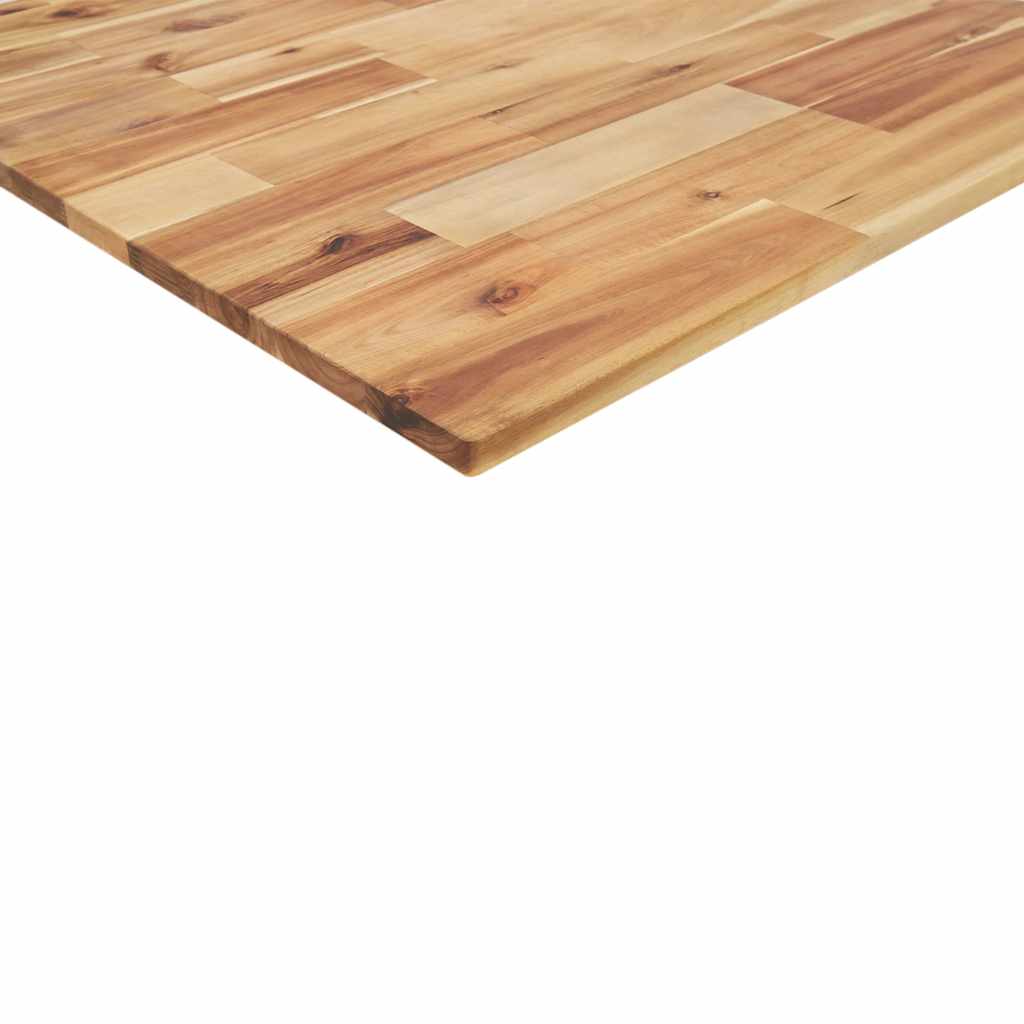 Piano Tavolo Quadrato 40x40x2 cm in Legno Massello di Acacia | homemem39