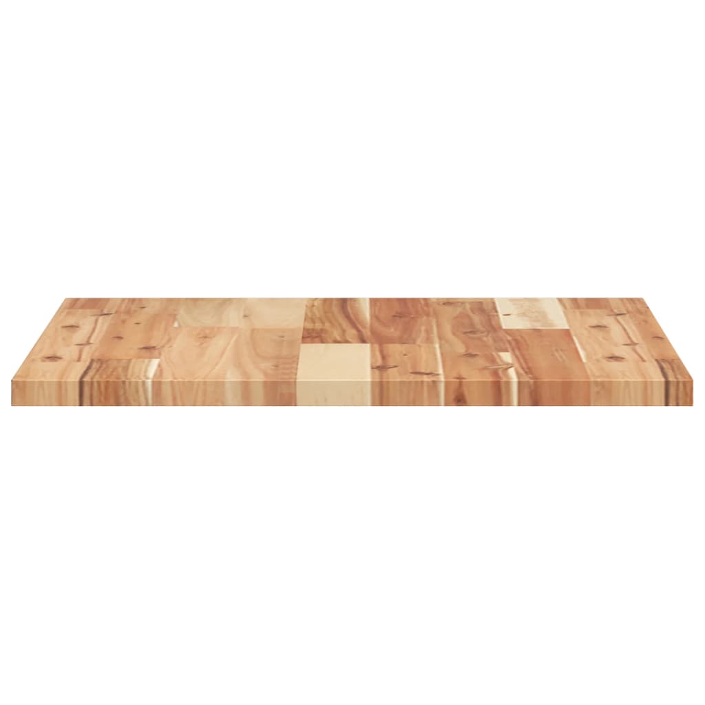 Piano Tavolo Quadrato 50x50x2 cm in Legno Massello di Acacia | homemem39