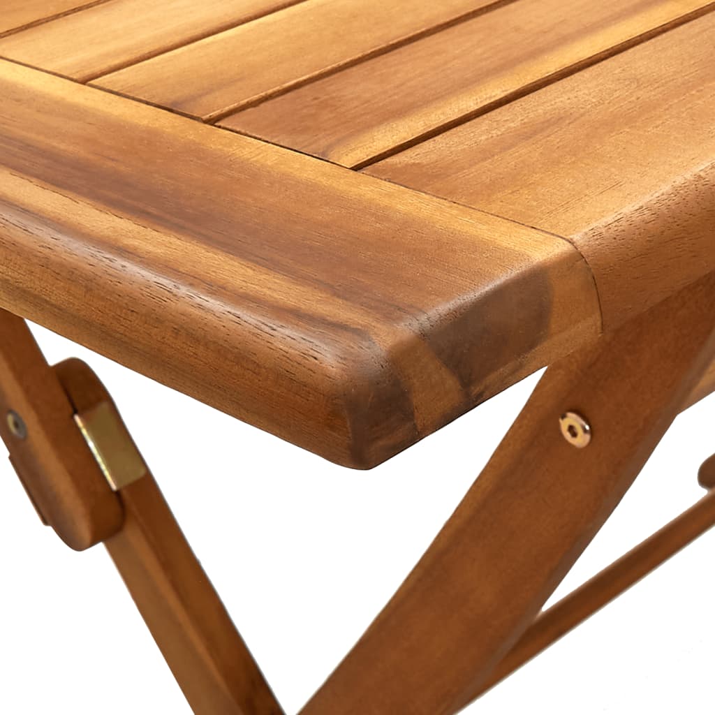 Set Pranzo da Giardino 5 pz Beige Polyrattan e Legno Massello