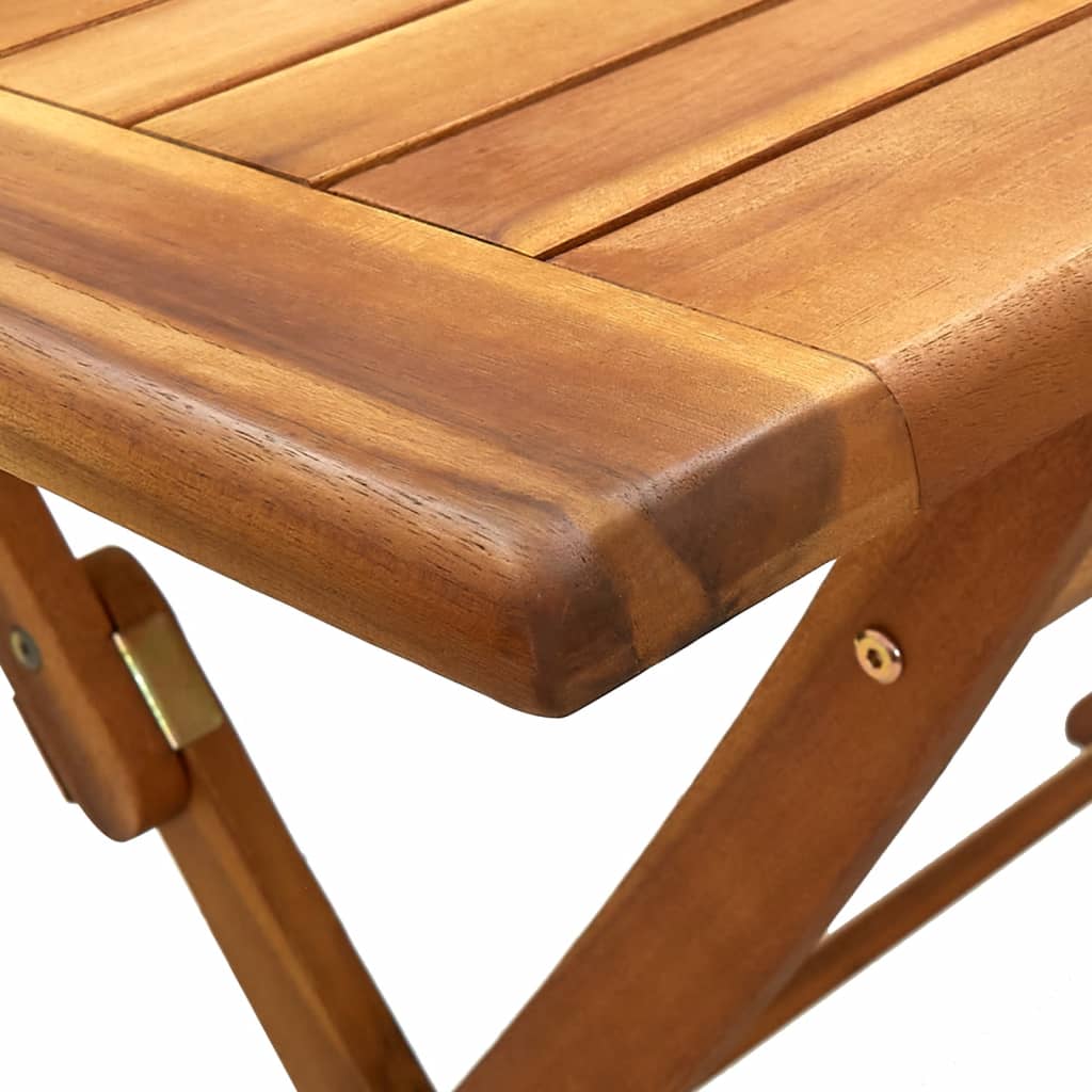 Set da Pranzo da Giardino 5 pz Tortora Tessuto e Legno Massello