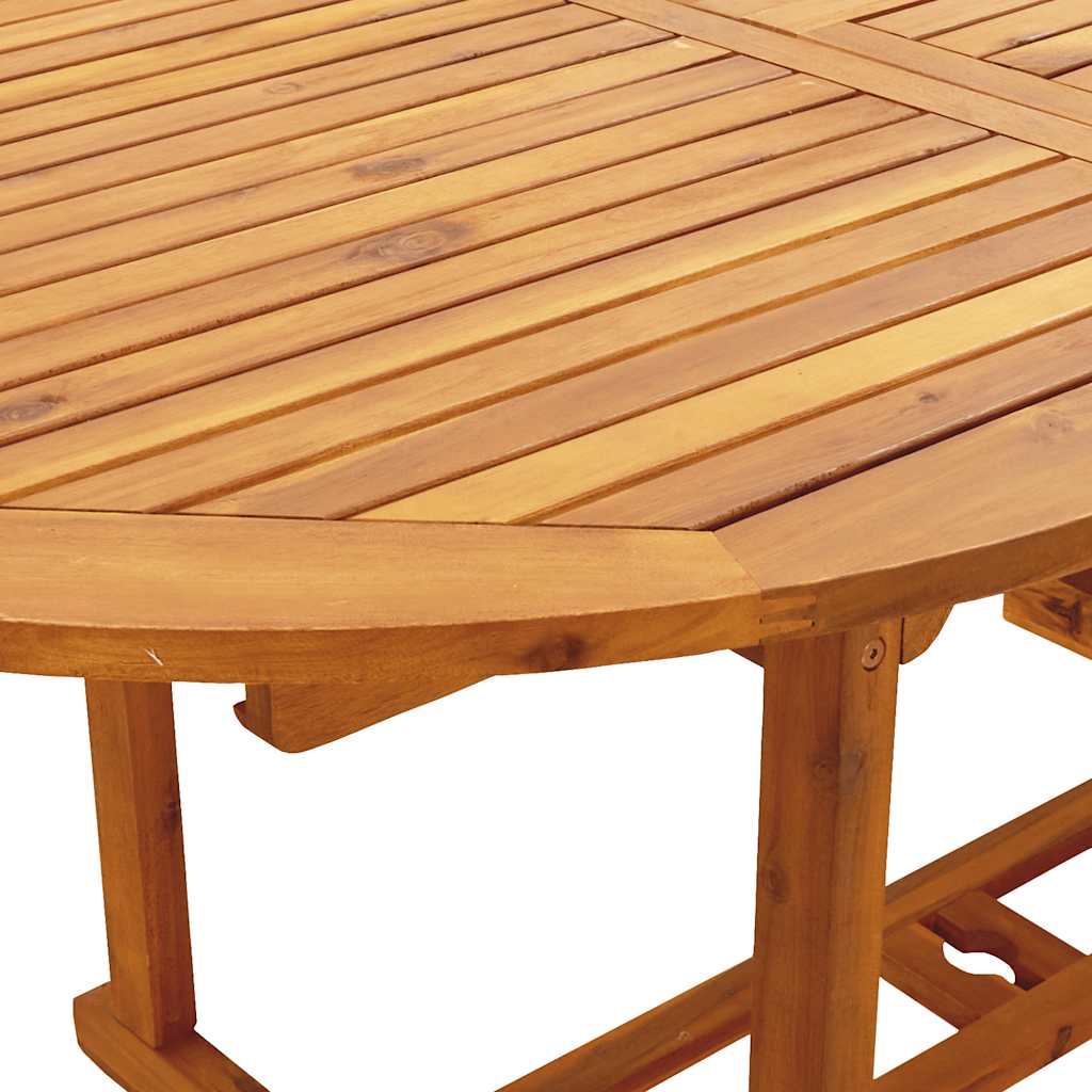 Set Pranzo da Giardino 7 pz Nero Polyrattan e Legno Massello | homemem39