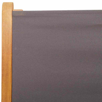 Set Pranzo da Giardino 7 pz Antracite Tessuto e Legno Massello | homemem39