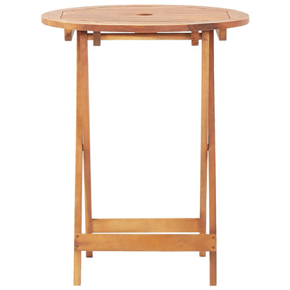 Set da Bistrot 3 pz Grigio in Polyrattan e Legno Massello | homemem39