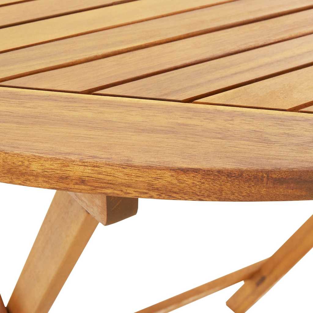 Set Pranzo da Giardino 5 pz Nero Polipropilene e Legno Massello | homemem39