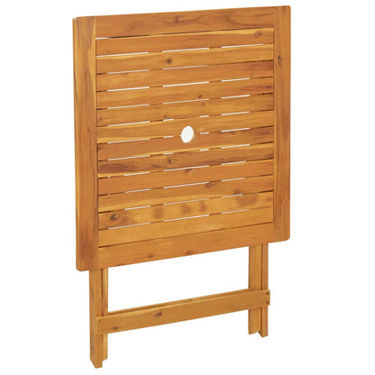 Set da Bistrot 3pz Beige in Polipropilene e Legno Massello | homemem39