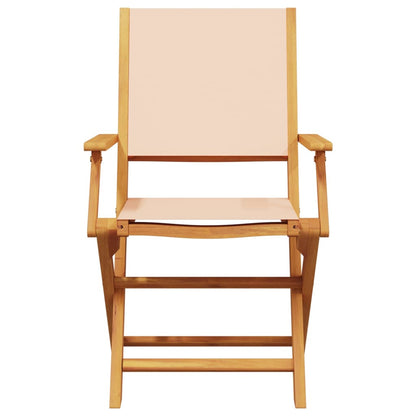 Set da Bistrot 3pz Beige in Tessuto e Legno Massello | homemem39