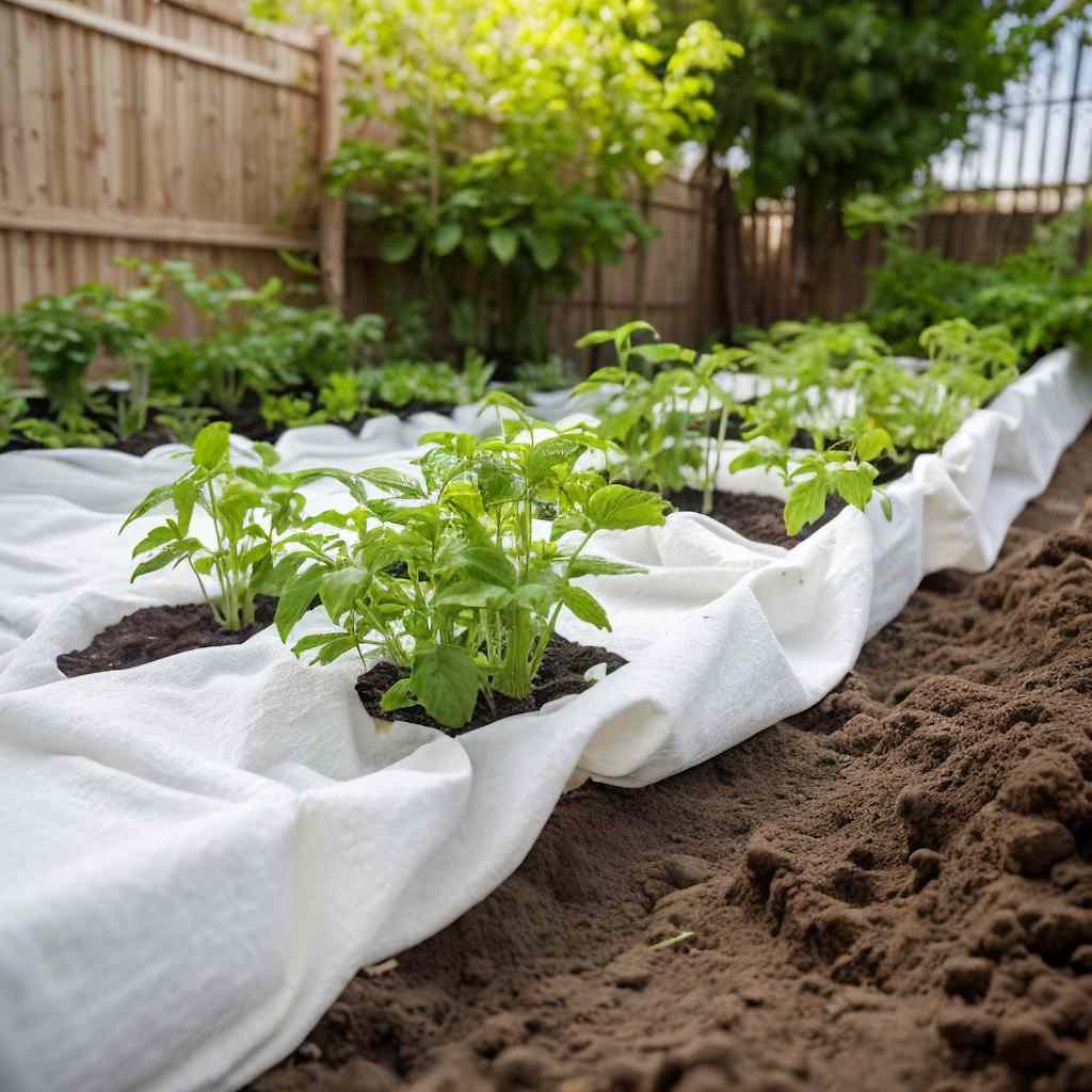Membrana Geotessile Bianca 1x10 m in Fibra di Poliestere | homemem39