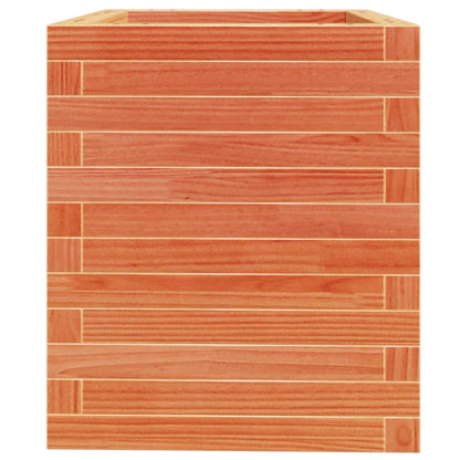 Fioriera Giardino Marrone Cera 40x40x46 cm Legno Massello Pino