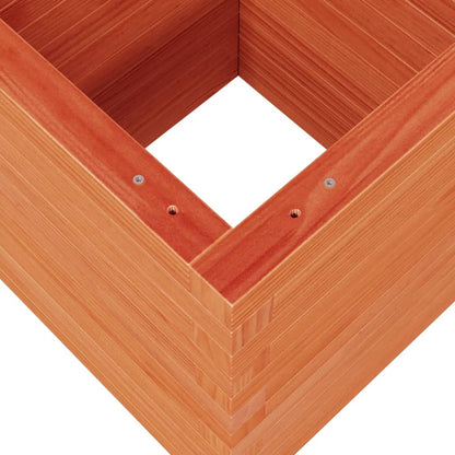 Fioriera Giardino Marrone Cera 40x40x46 cm Legno Massello Pino