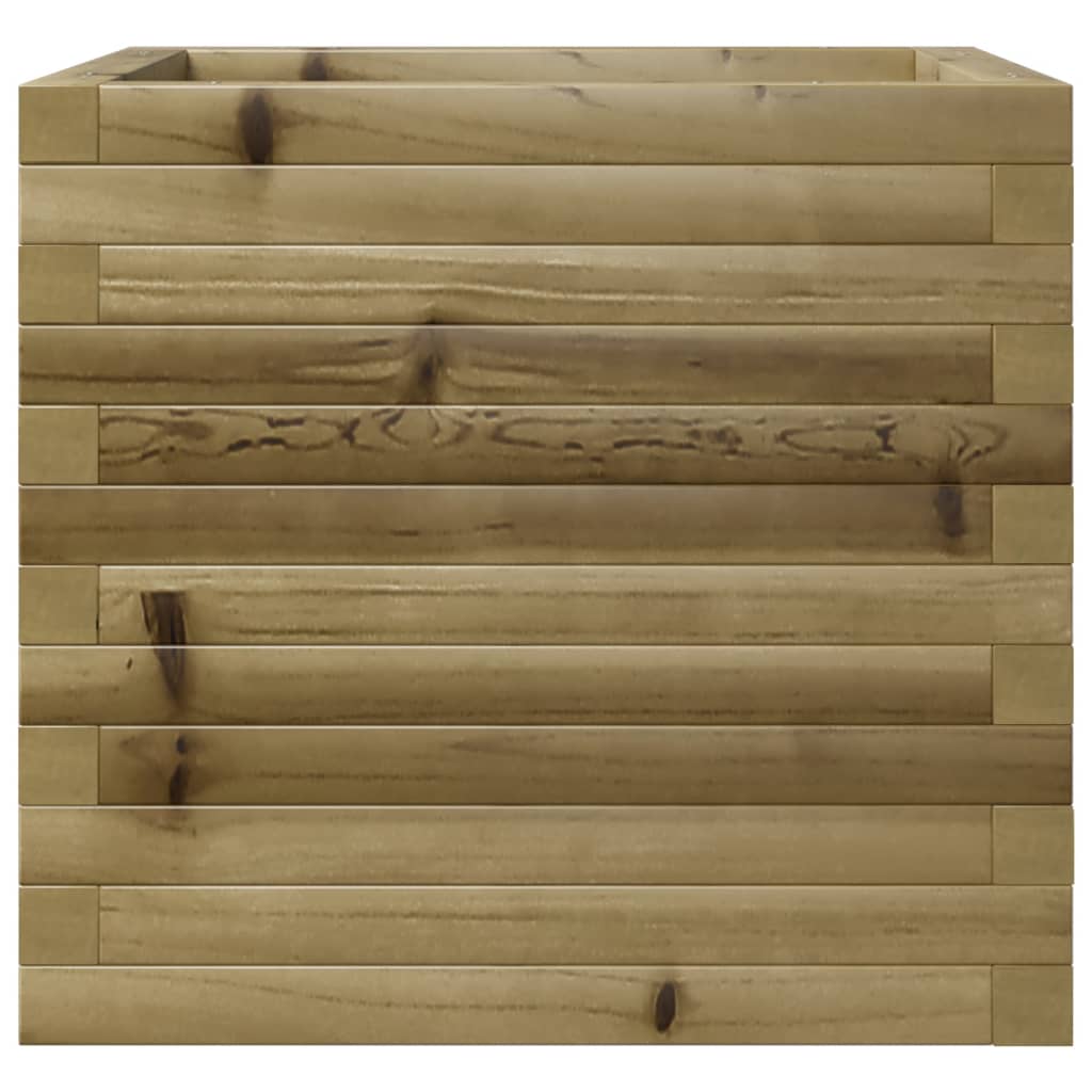 Fioriera da Giardino 50x50x46 cm in Legno di Pino Impregnato - homemem39