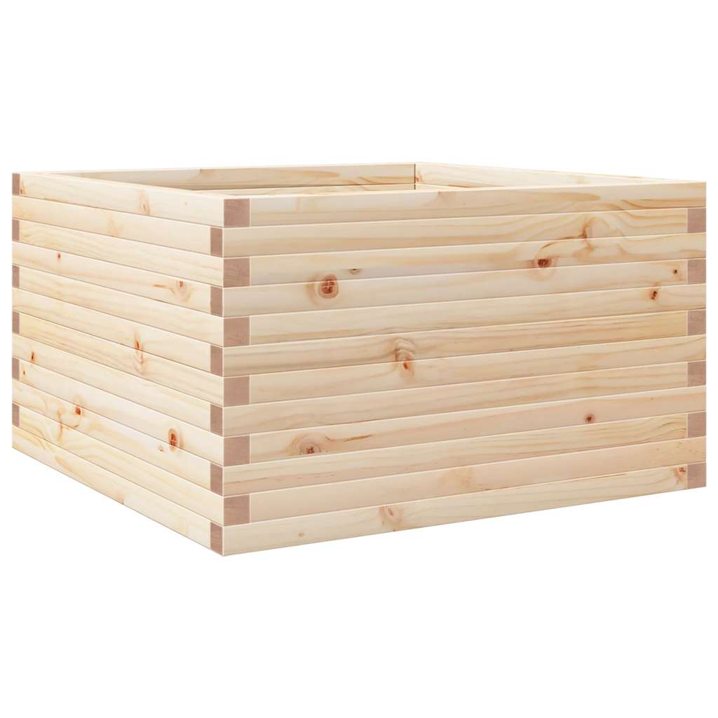 Fioriera da Giardino 80x80x46 cm in Legno Massello di Pino - homemem39
