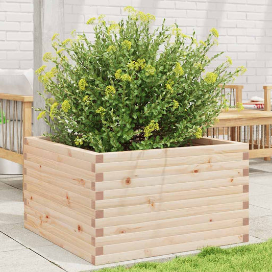 Fioriera da Giardino 80x80x46 cm in Legno Massello di Pino - homemem39