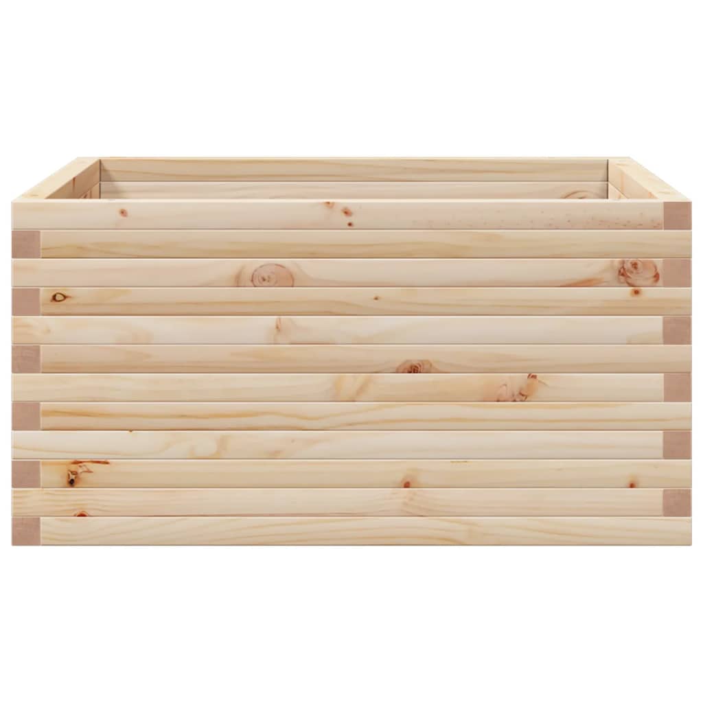 Fioriera da Giardino 90x90x46 cm in Legno Massello di Pino - homemem39