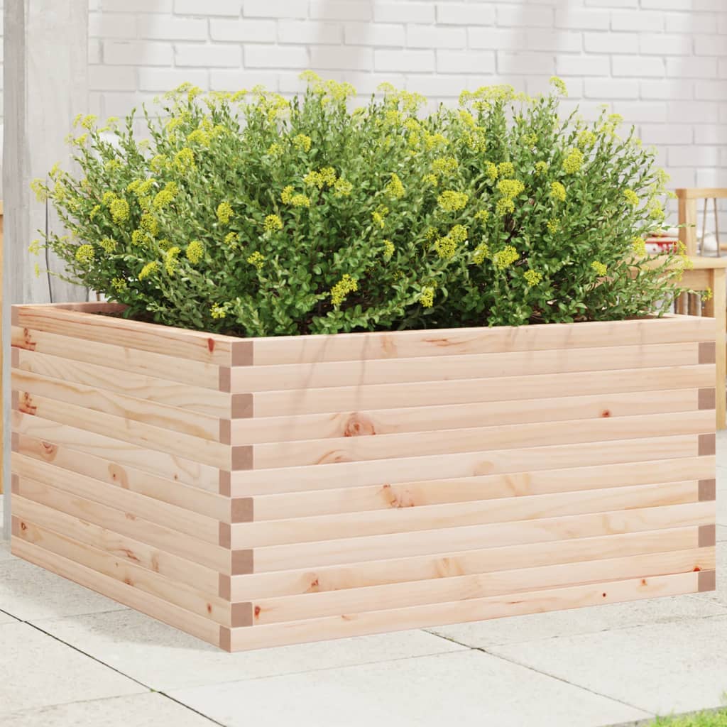 Fioriera da Giardino 90x90x46 cm in Legno Massello di Pino - homemem39