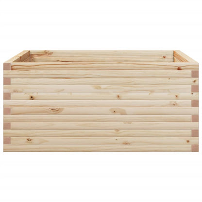 Fioriera da Giardino 100x100x46 cm in Legno Massello di Pino - homemem39