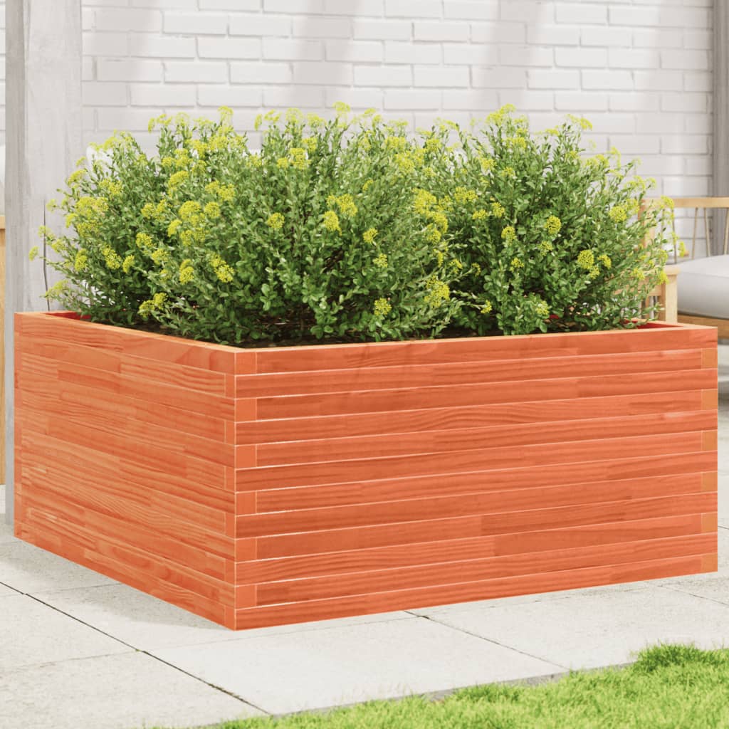 Fioriera Giardino 100x100x46 cm Legno Massello Pino | homemem39