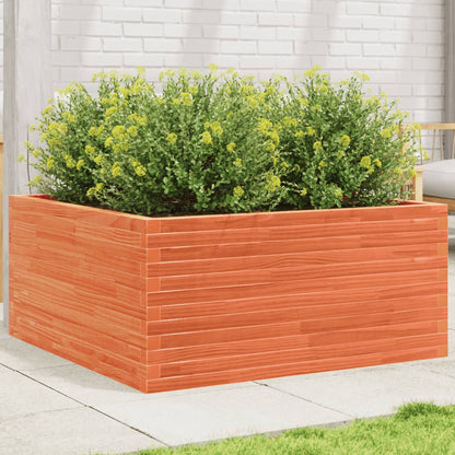 Fioriera Giardino 100x100x46 cm Legno Massello Pino - homemem39