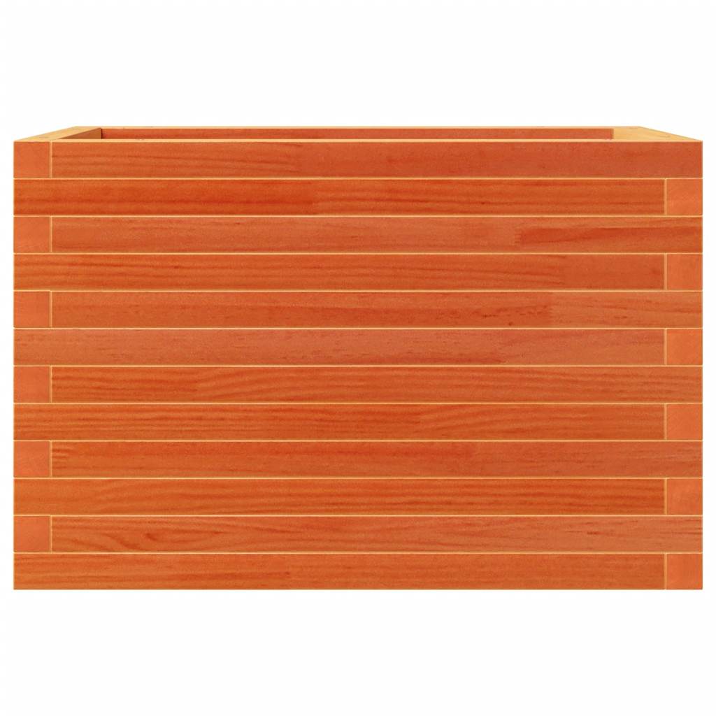 Fioriera Giardino Marrone Cera 70x40x46 cm Legno Massello Pino | homemem39