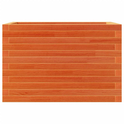 Fioriera Giardino Marrone Cera 70x40x46 cm Legno Massello Pino | homemem39
