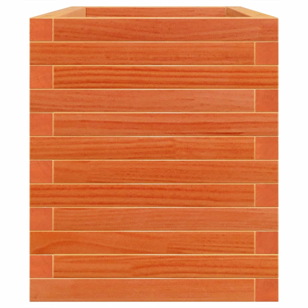 Fioriera Giardino Marrone Cera 70x40x46 cm Legno Massello Pino | homemem39