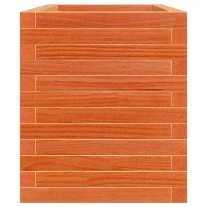 Fioriera Giardino Marrone Cera 70x40x46 cm Legno Massello Pino - homemem39