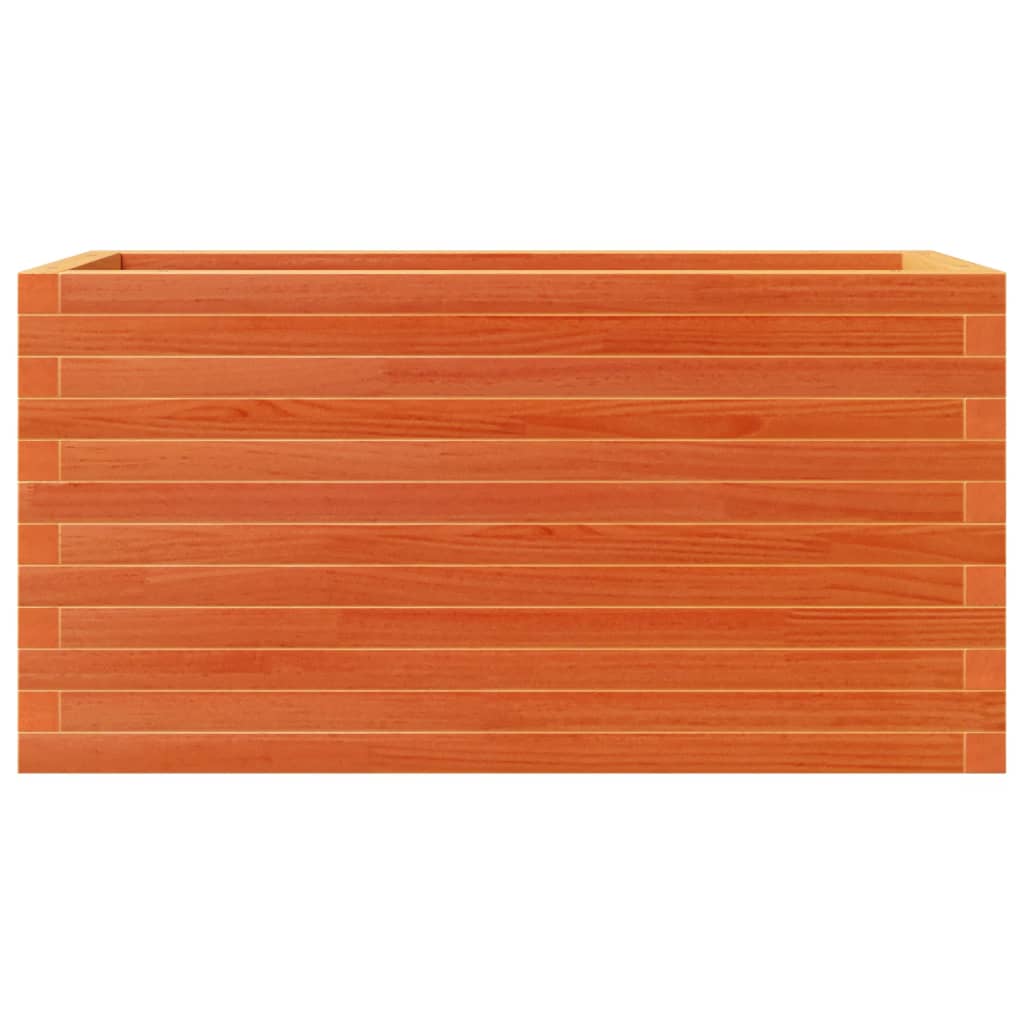 Fioriera Giardino Marrone Cera 90x40x46 cm Legno Massello Pino | homemem39
