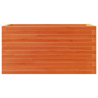 Fioriera Giardino Marrone Cera 90x40x46 cm Legno Massello Pino | homemem39