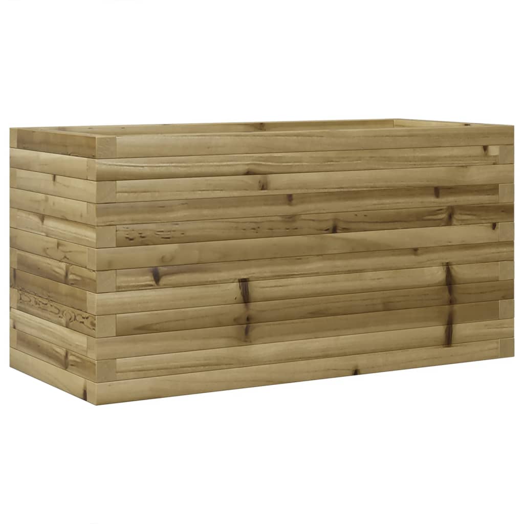 Fioriera da Giardino 90x40x46 cm in Legno di Pino Impregnato - homemem39