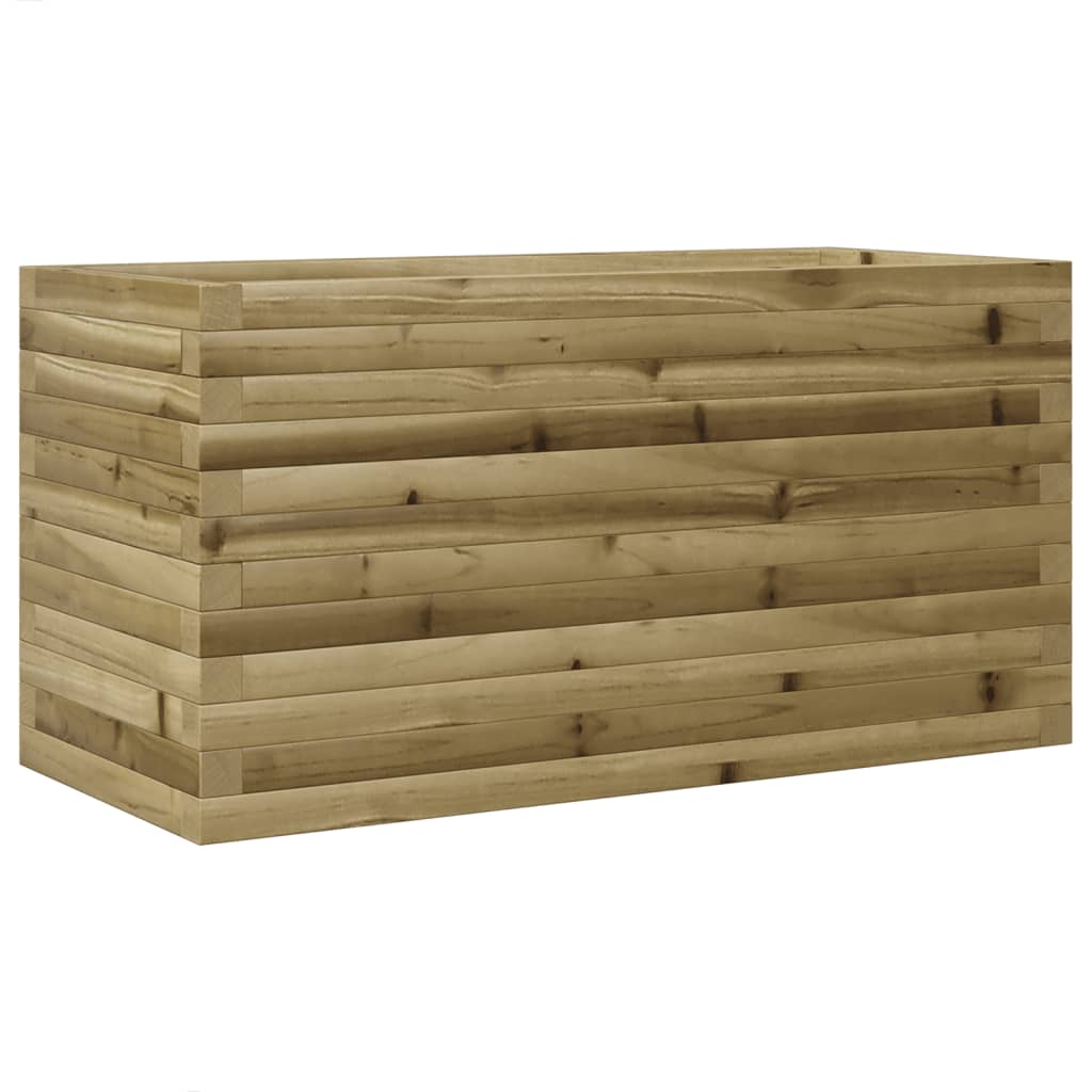 Fioriera da Giardino 90x40x46 cm in Legno di Pino Impregnato - homemem39