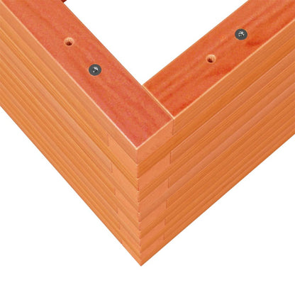 Fioriera Giardino Marrone Cera 110x40x46 cm Legno Massello Pino - homemem39