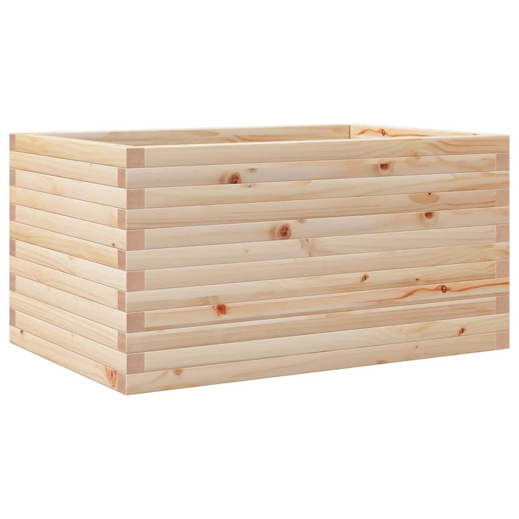 Fioriera da Giardino 90x60x46 cm in Legno Massello di Pino - homemem39