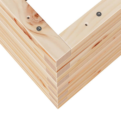 Fioriera da Giardino 90x60x46 cm in Legno Massello di Pino | homemem39