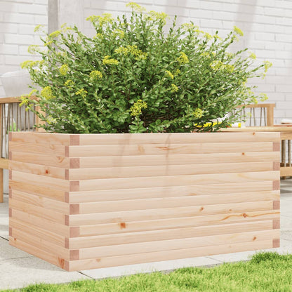 Fioriera da Giardino 90x60x46 cm in Legno Massello di Pino | homemem39