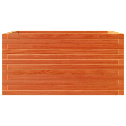 Fioriera Giardino Marrone Cera 90x60x46 cm Legno Massello Pino - homemem39