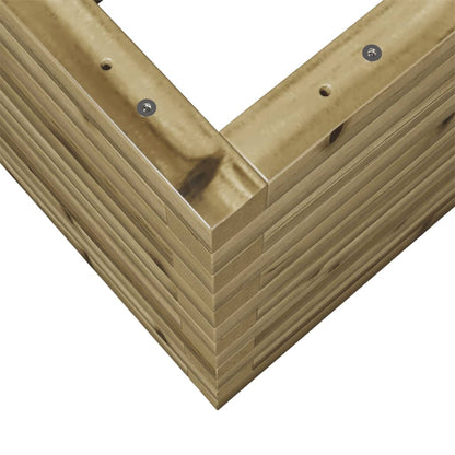Fioriera da Giardino 90x60x46 cm in Legno di Pino Impregnato - homemem39