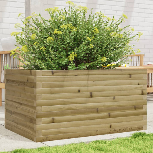 Fioriera da Giardino 90x60x46 cm in Legno di Pino Impregnato - homemem39
