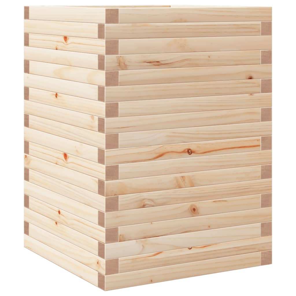 Fioriera da Giardino 50x50x68,5 cm in Legno Massello di Pino | homemem39