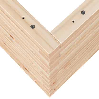 Fioriera da Giardino 50x50x68,5 cm in Legno Massello di Pino | homemem39
