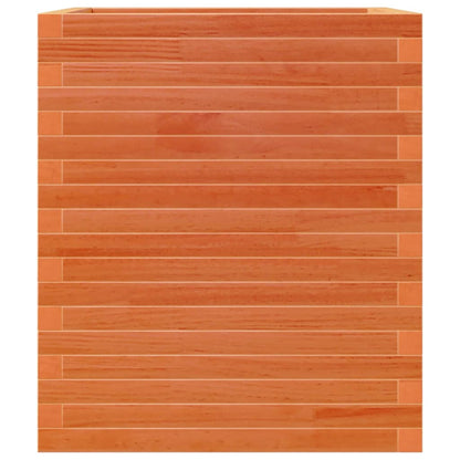 Fioriera Giardino Marrone Cera 60x60x68,5cm Legno Massello Pino - homemem39