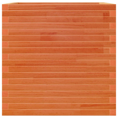 Fioriera Giardino Marrone Cera 70x70x68,5cm Legno Massello Pino | homemem39