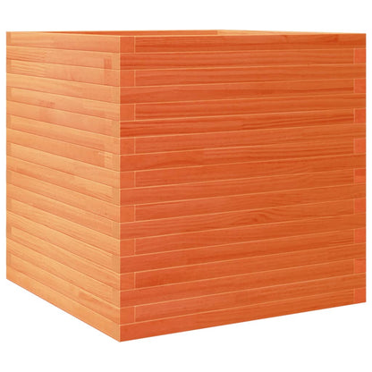 Fioriera Giardino Marrone Cera 70x70x68,5cm Legno Massello Pino | homemem39