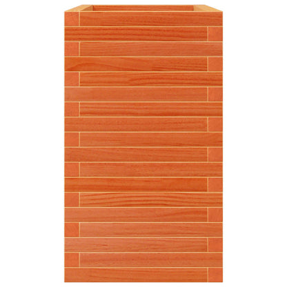 Fioriera Giardino Marrone Cera 70x40x68,5cm Legno Massello Pino - homemem39