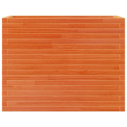 Fioriera Giardino Marrone Cera 90x40x68,5cm Legno Massello Pino | homemem39